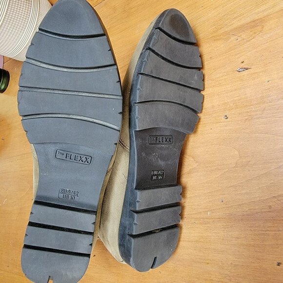 Flexx Hot Tamale Chelsea Zippered Ankle Booties -Olive Green Suede-size10 - Picture 5 of 5